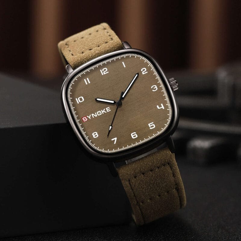 Simple Design Belt Quartz Watch