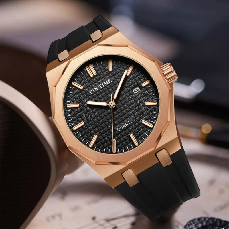 Luxury Men Watch Case Stainless Steel